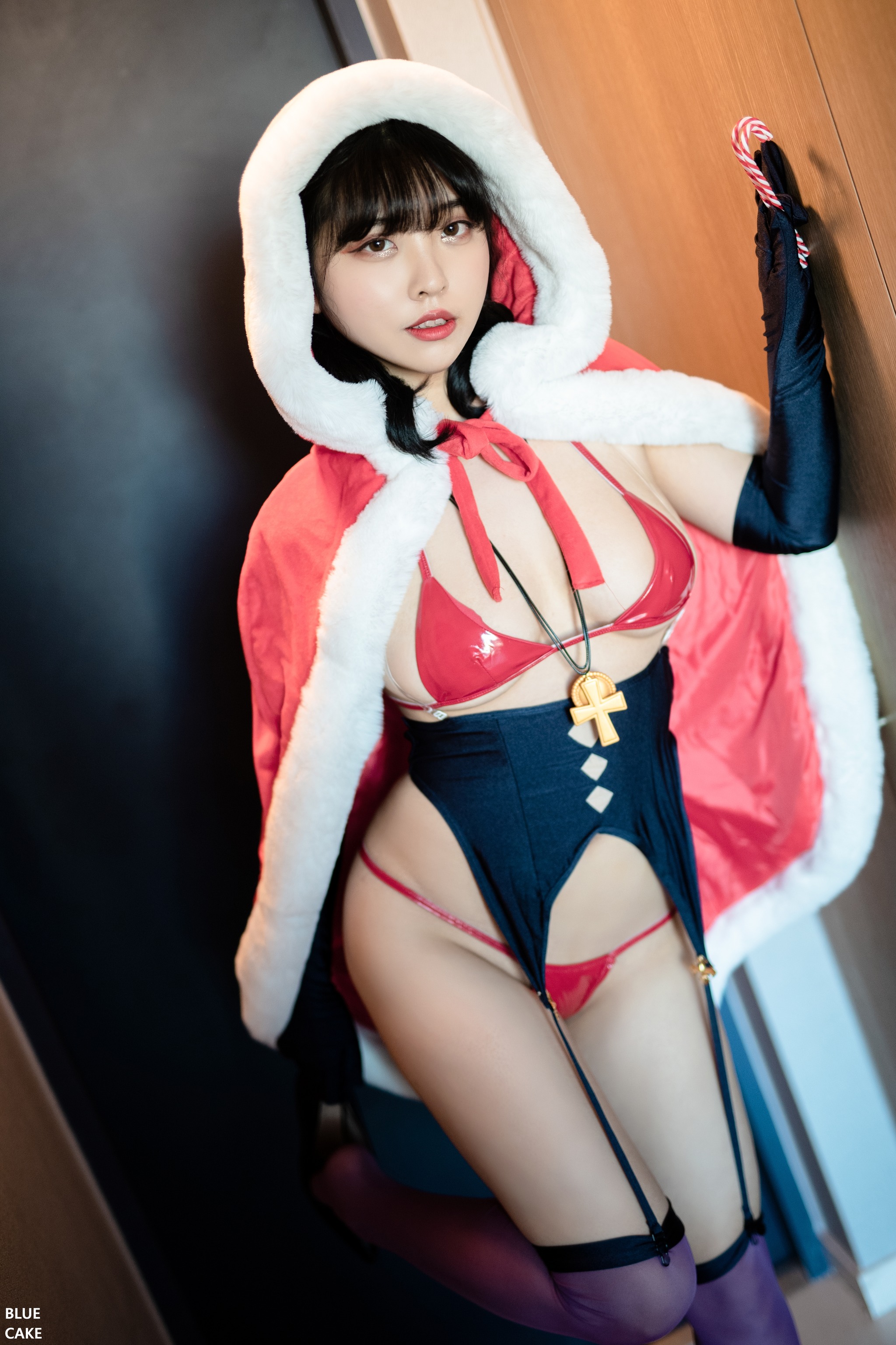 图片[1]-Song Hana(송하나) – NO.018 [BLUECAKE]Song Hana – XMas Figure[61P]-XikXak